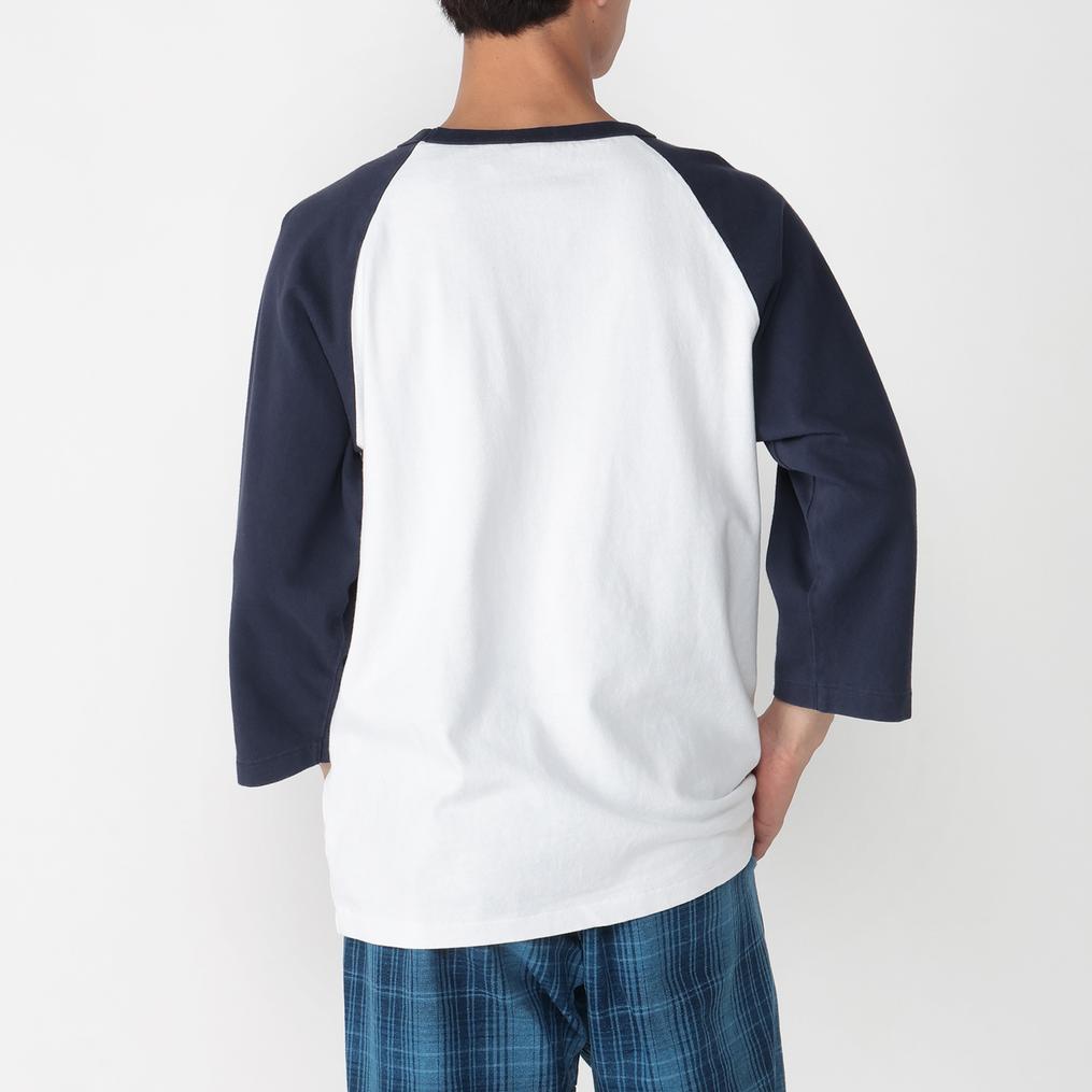 モデル：175cm / 着用サイズ：L CHAMPION CHAMPION Retro Baseball 3/5 T-Shirt画像3