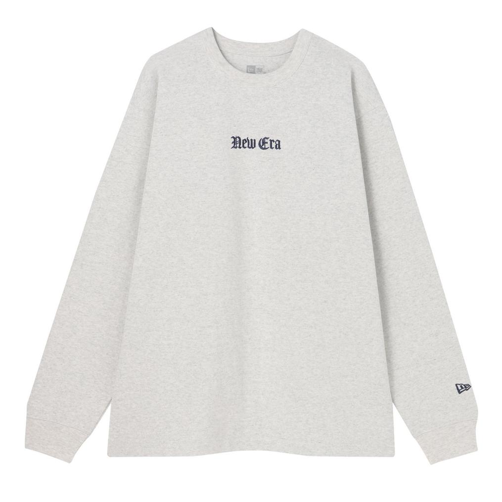  NEW ERA NEW ERA L/S Oversized Heavyweight Cotton Tee Old English画像1