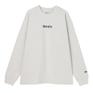  NEW ERA NEW ERA L/S Oversized Heavyweight Cotton Tee Old English画像1