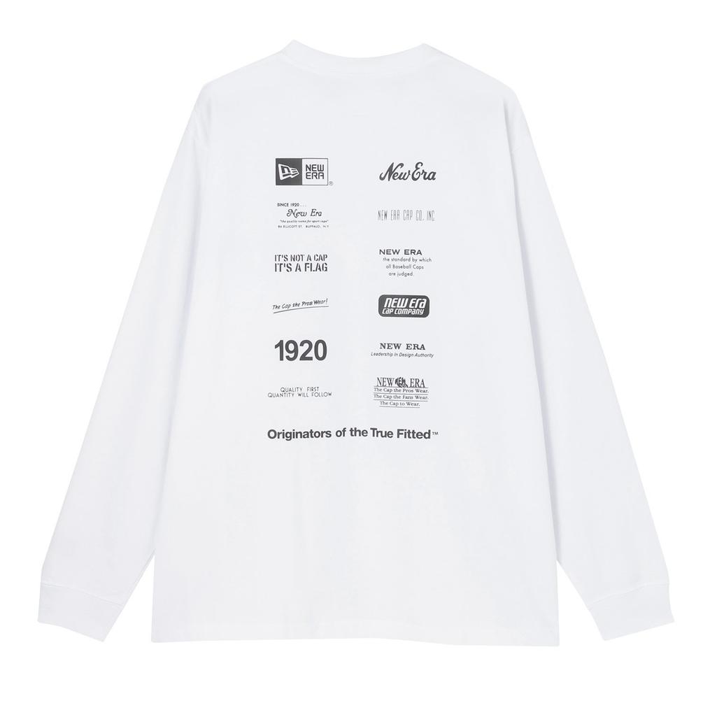  NEW ERA NEW ERA L/S Oversized Cotton Tee Archive Mix Logo画像3