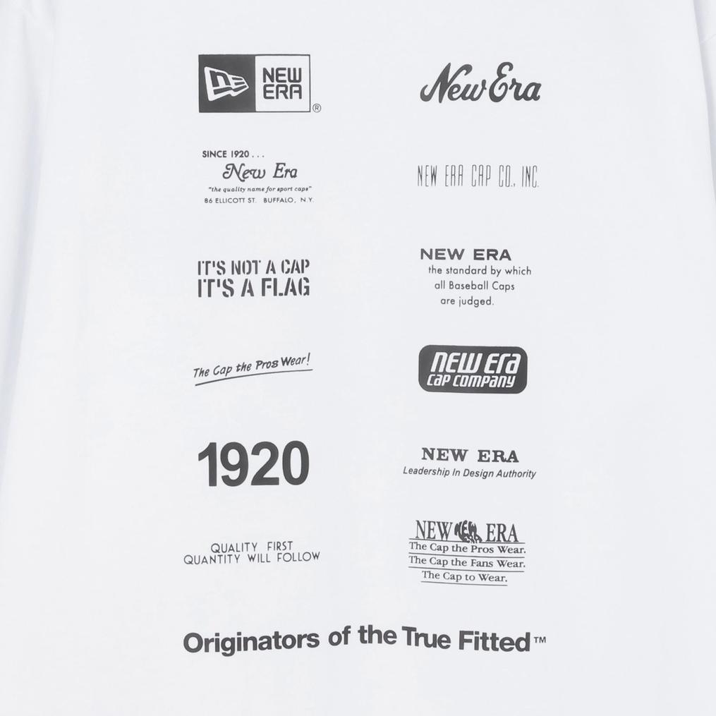  NEW ERA NEW ERA L/S Oversized Cotton Tee Archive Mix Logo画像6