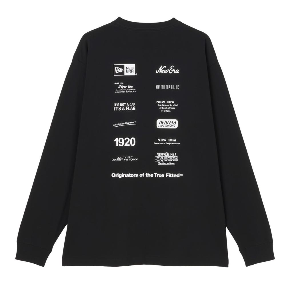  NEW ERA NEW ERA L/S Oversized Cotton Tee Archive Mix Logo画像3