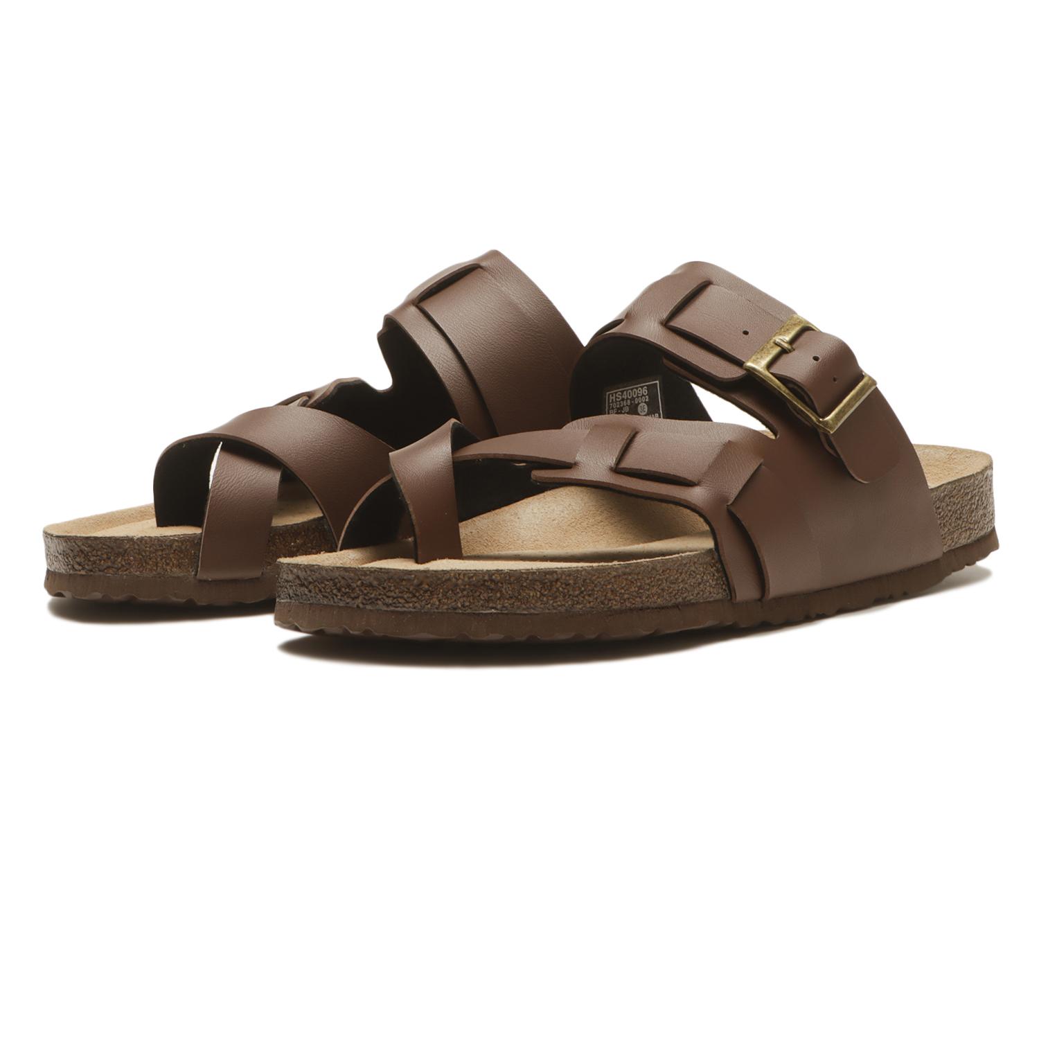 くぼあり HAWKINS】 ホーキンス JACK コルクサンダル HS40096 DK.BROWN | ABC