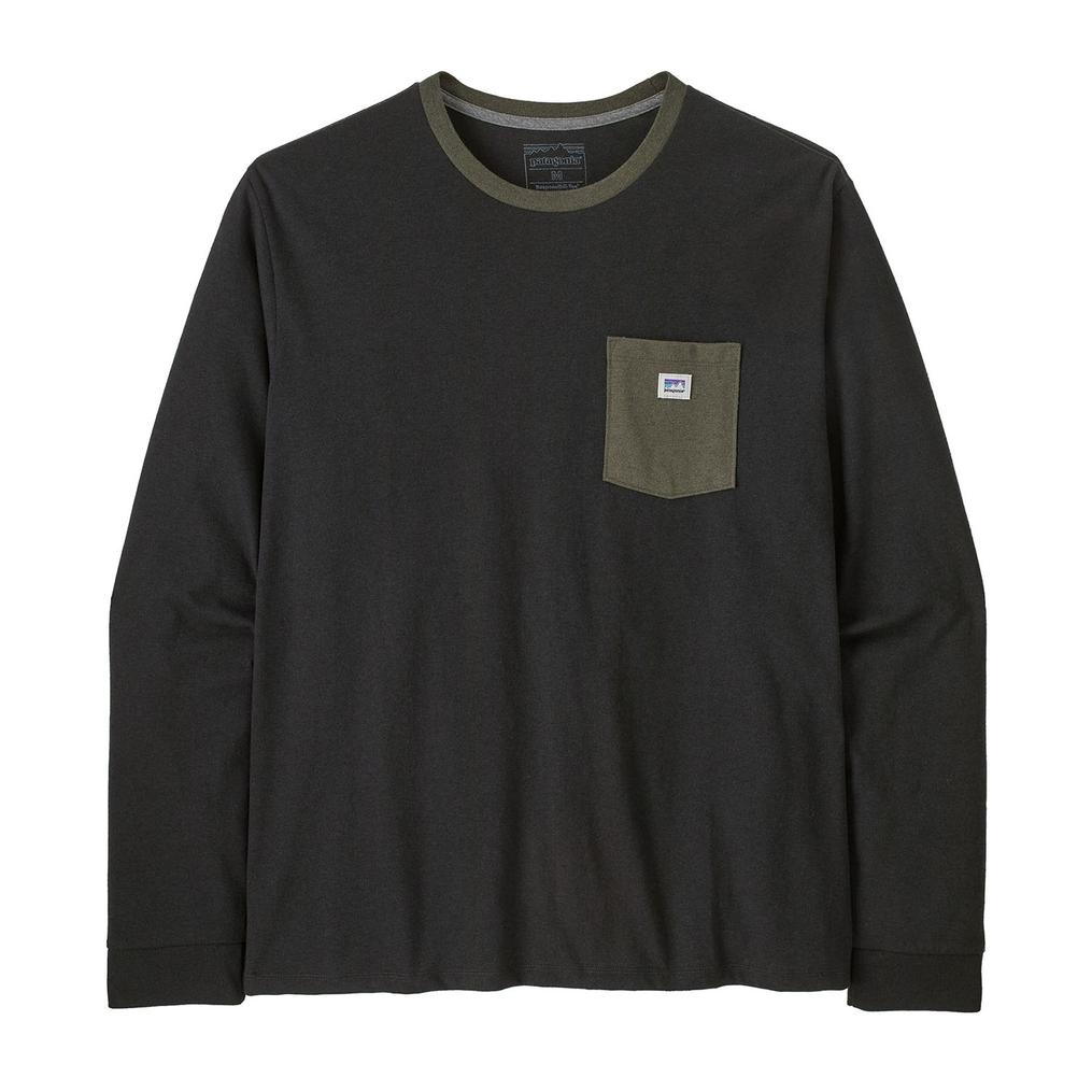  patagonia PATAGONIA M's L/S Shop Sticker Pocket Responsibili-Tee画像2