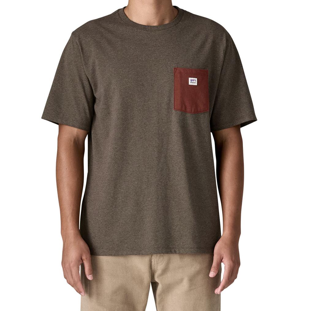  patagonia PATAGONIA M's Shop Sticker Pocket Responsibili-Tee画像1