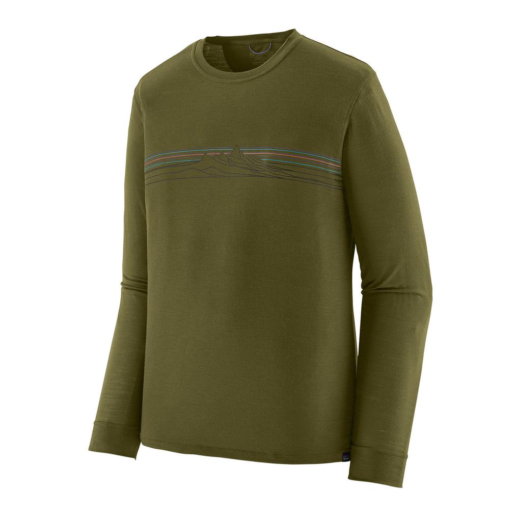  patagonia PATAGONIA M's L/S Capiline Cool Merino Blend Graphic Shirt画像1