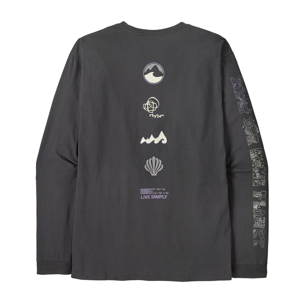  patagonia PATAGONIA M's L/S Long Way Round Orgainic Tee画像3