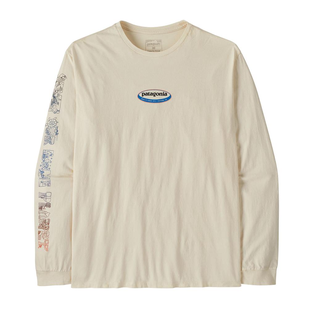  patagonia PATAGONIA M's L/S Long Way Round Orgainic Tee画像1