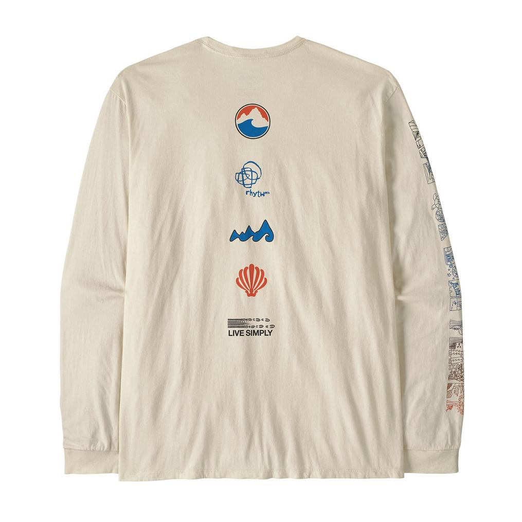  patagonia PATAGONIA M's L/S Long Way Round Orgainic Tee画像3