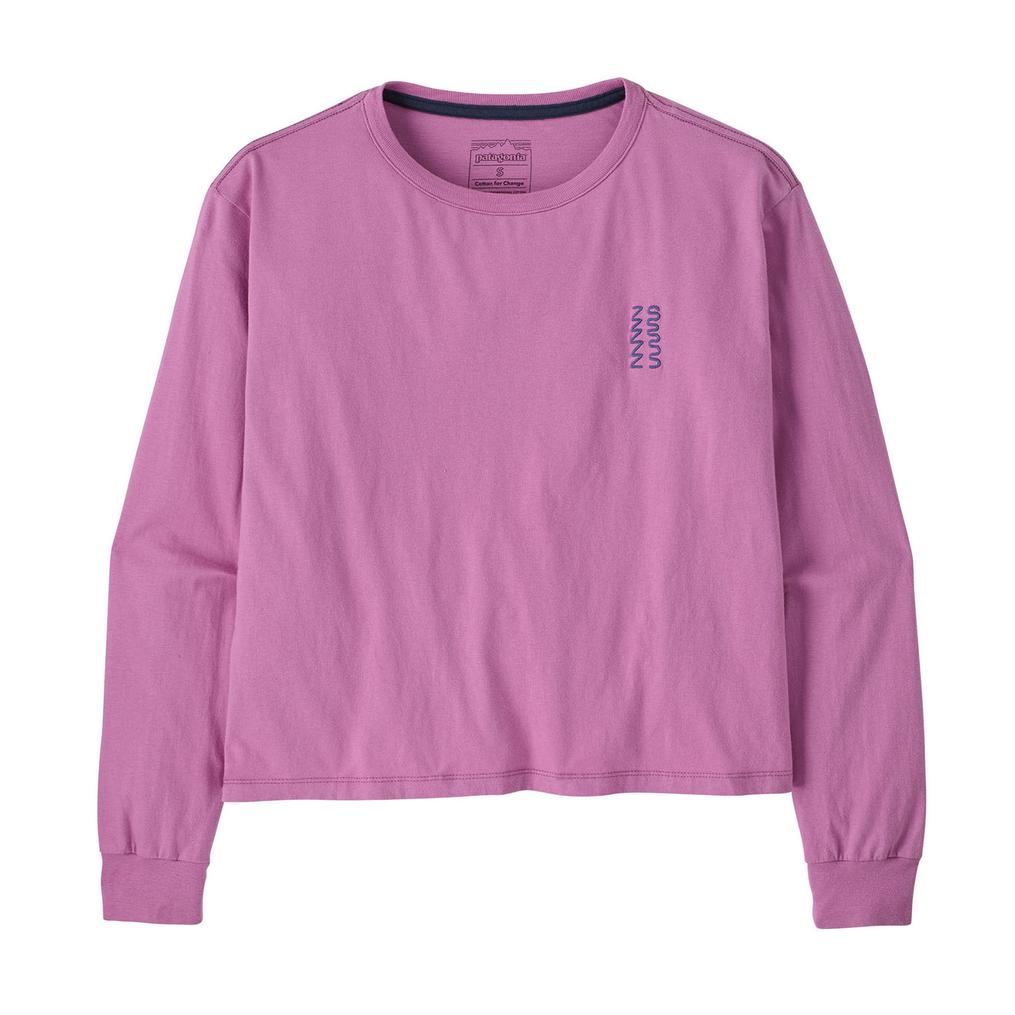  patagonia PATAGONIA W's L/S Driftways Easy Cut Organic Tee画像3