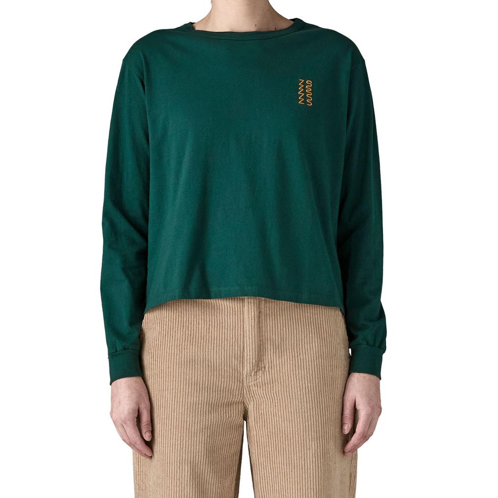  patagonia PATAGONIA W's L/S Driftways Easy Cut Organic Tee画像3