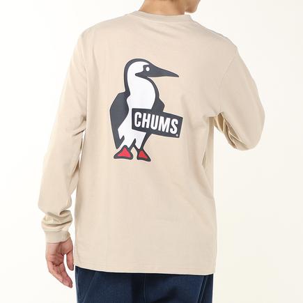 CHUMS ブービーロゴブラッシュド L/S Tシャツ