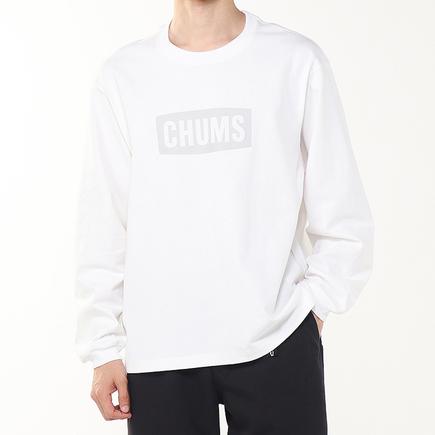 CHUMS ヘビーウェイトチャムスロゴ L/S Tシャツ