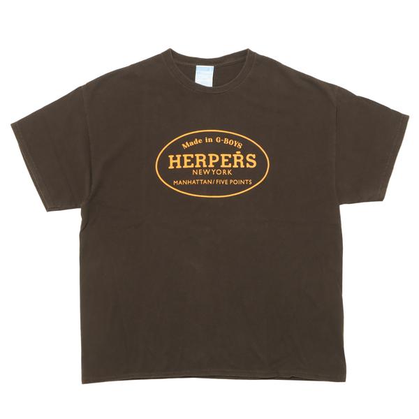 GDSS HERPERS NY プリント SS TEE ブラウン S