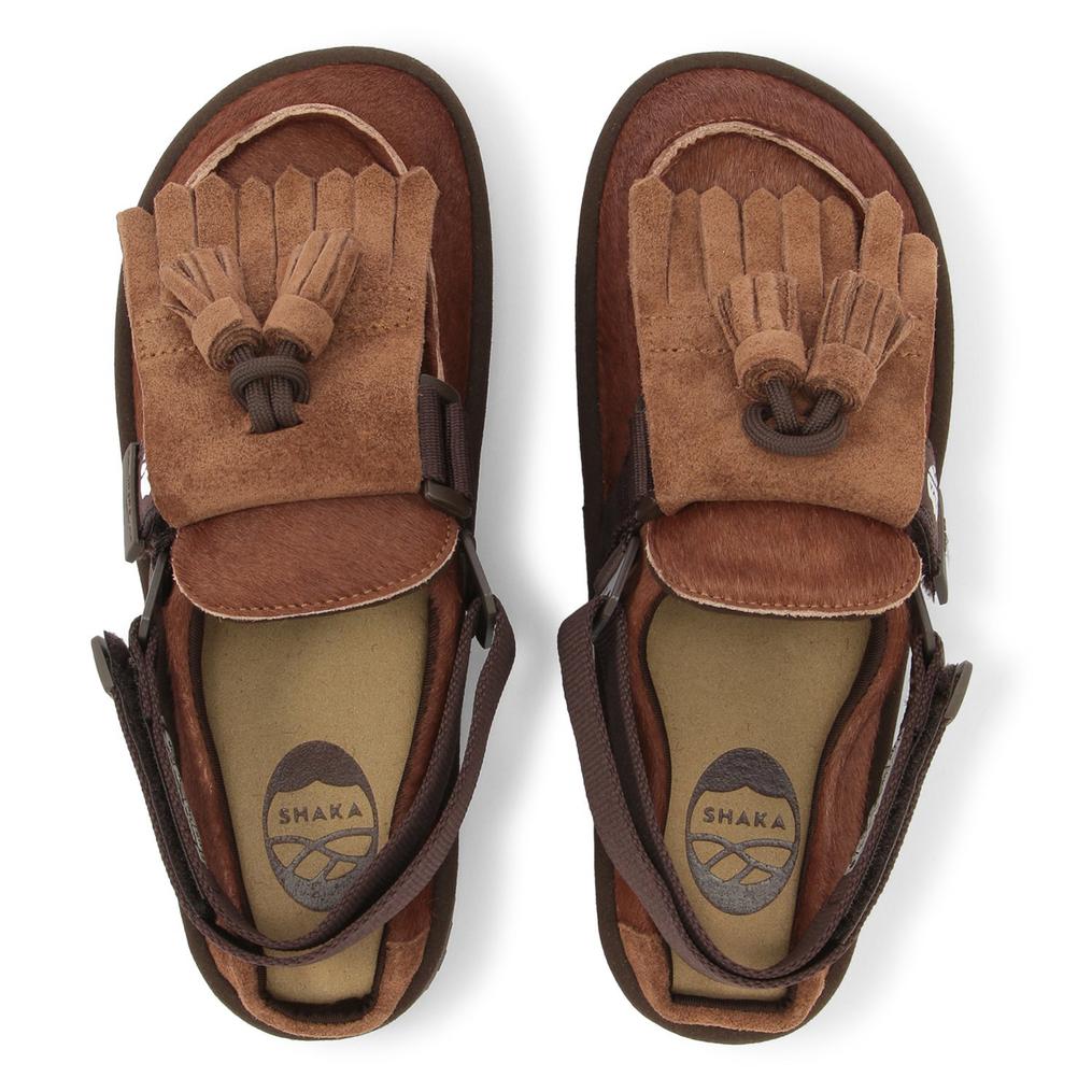  SHAKA SHAKA Moc Mule Tassel Cowhair画像3