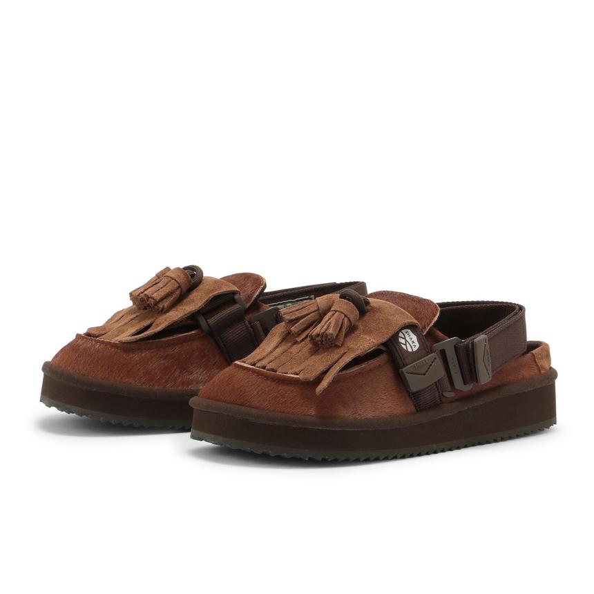 SHAKA SHAKA Moc Mule Tassel Cowhair｜OSHMAN