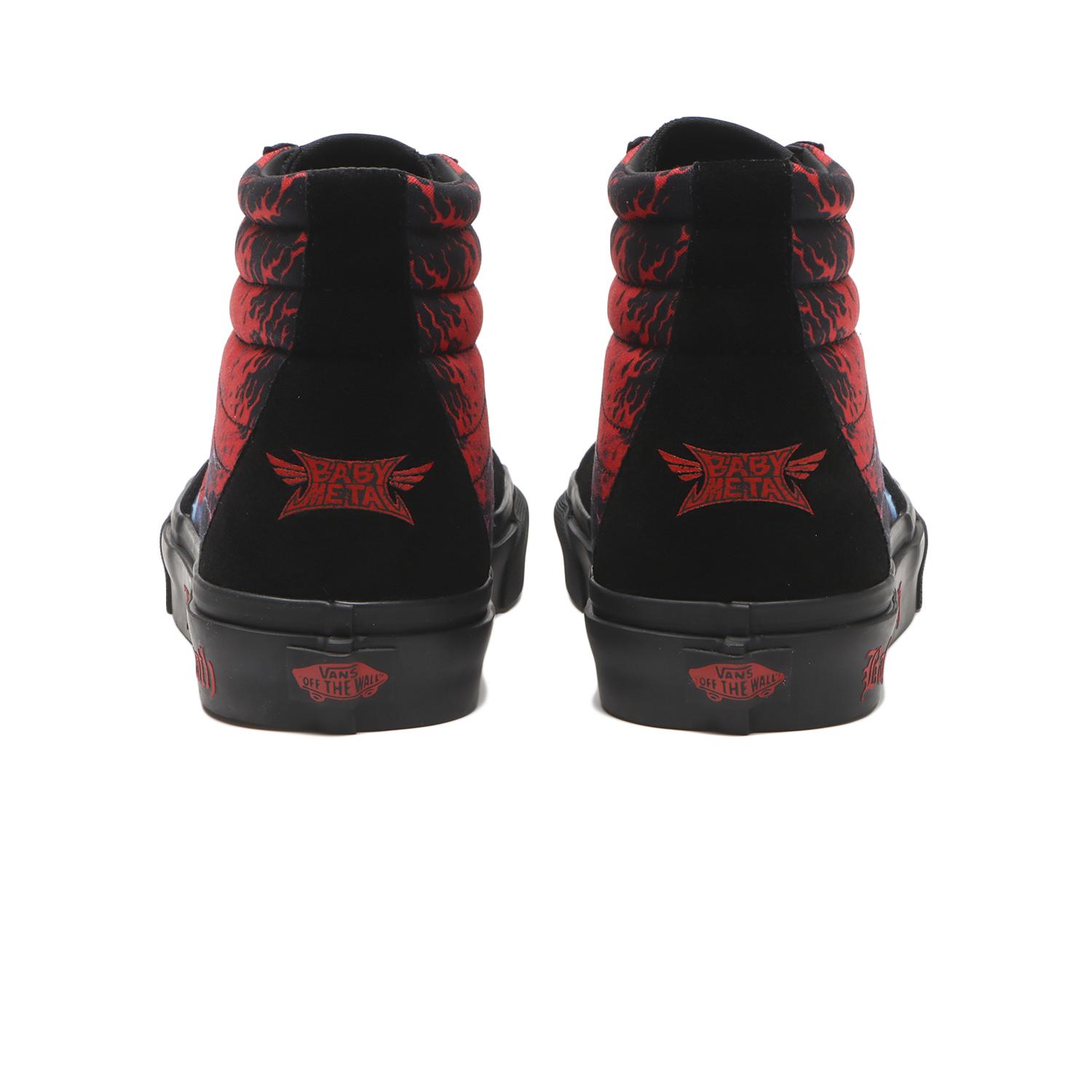 VANS】 ヴァンズ SK8-HI スケートハイ V38CF BABYMETAL BLACK/RED