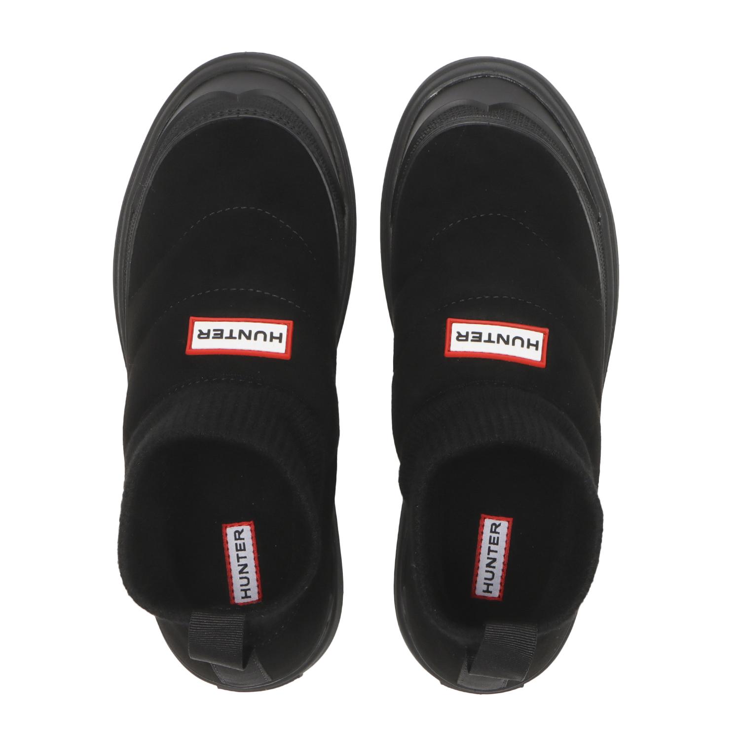 レディース 【HUNTER】 ハンター IN OUT FAUX SUEDE KNITTED BOOT IN