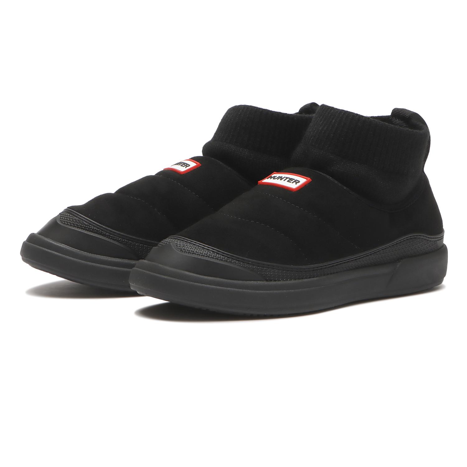 レディース 【HUNTER】 ハンター IN OUT FAUX SUEDE KNITTED BOOT IN