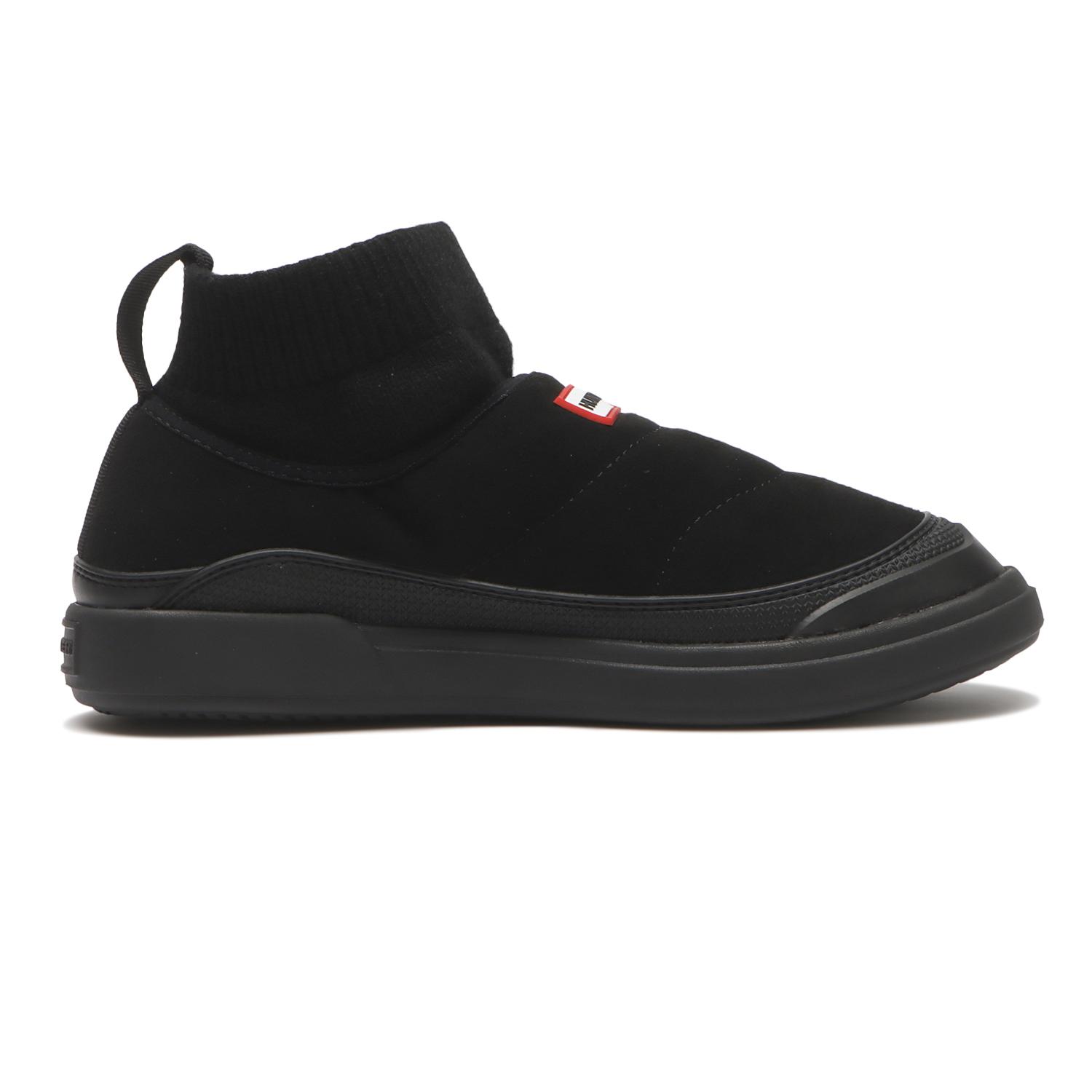 レディース 【HUNTER】 ハンター IN OUT FAUX SUEDE KNITTED BOOT IN