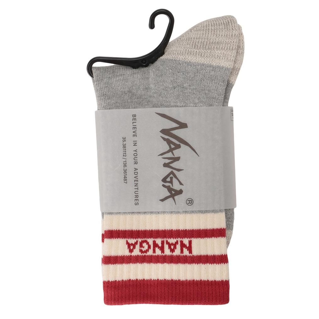  NANGA NANGA Color Line Rib 7Days Socks画像1