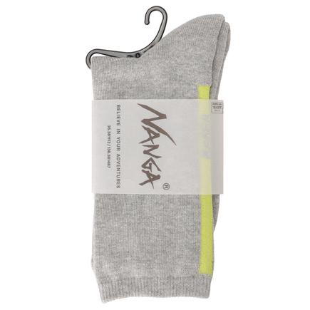 NANGA ヴァーティカルラインアンドロゴソックス