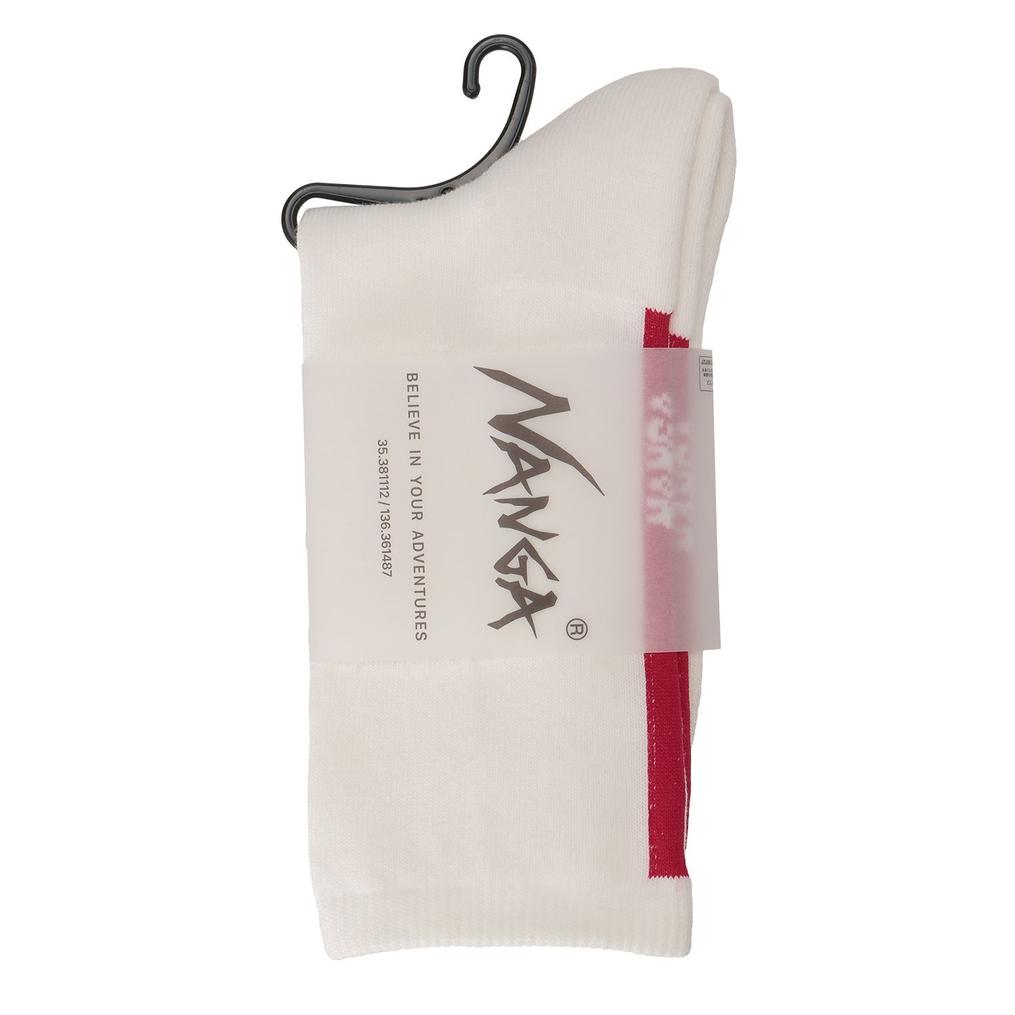 NANGA NANGA Vertical Line&Logo Socks画像1