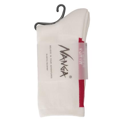 NANGA ヴァーティカルラインアンドロゴソックス