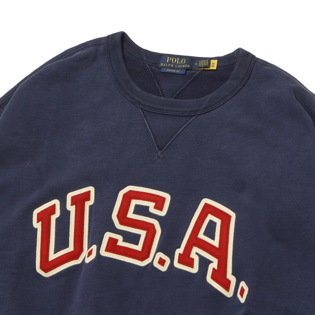  POLO RALPH LAUREN POLO RALPH LAUREN Vintage Fit USA Crewneck Sweat Shirts画像2
