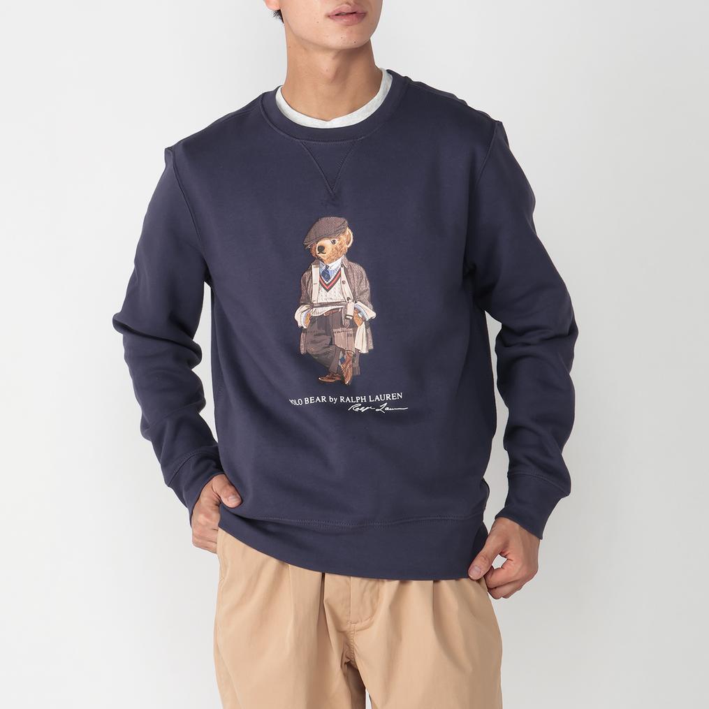 モデル：175cm / 着用サイズ：M POLO RALPH LAUREN POLO RALPH LAUREN Classic Fit Polo Bear Crew Sweat画像1