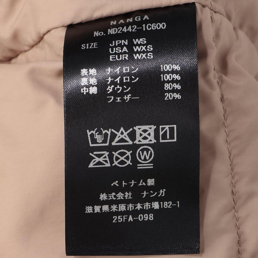  NANGA NANGA W's No Collar Down Coat画像10