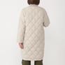 モデル：161cm / 着用サイズ：S NANGA NANGA W's Rib Collar Quilted Down Coat画像3