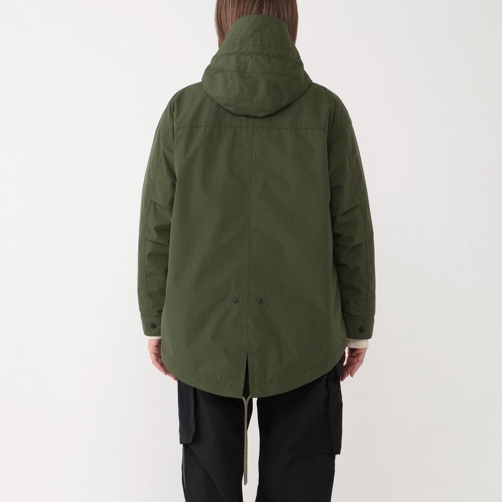 モデル：161cm / 着用サイズ：S NANGA NANGA W's HINOC Down 3 in 1 Jacket画像3