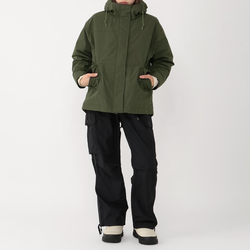 モデル：161cm / 着用サイズ：S NANGA NANGA W's HINOC Down 3 in 1 Jacket画像2