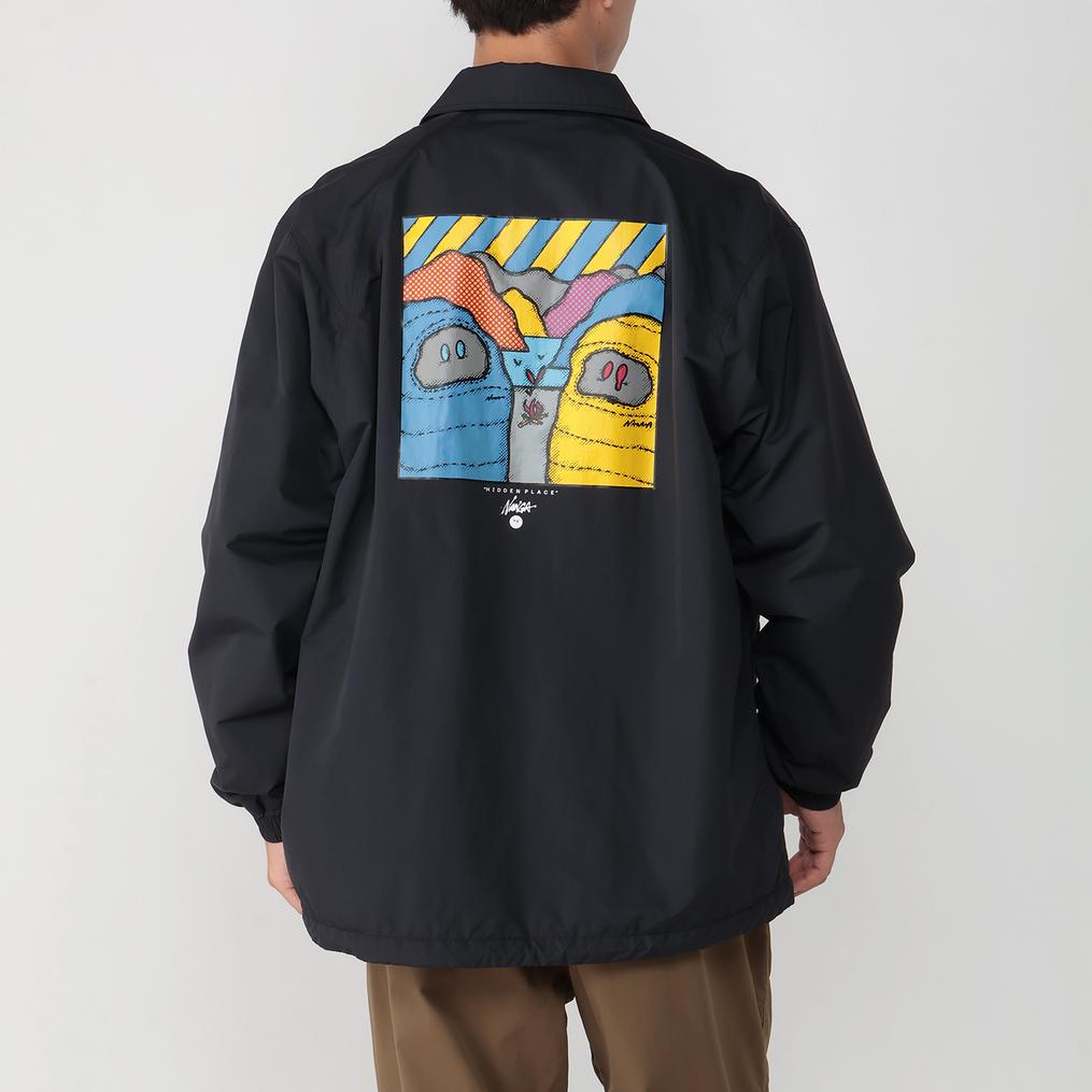 モデル：175cm / 着用サイズ：M NANGA NANGA NANGAxRYUJI KAMIYAMA Coach Jacket画像3