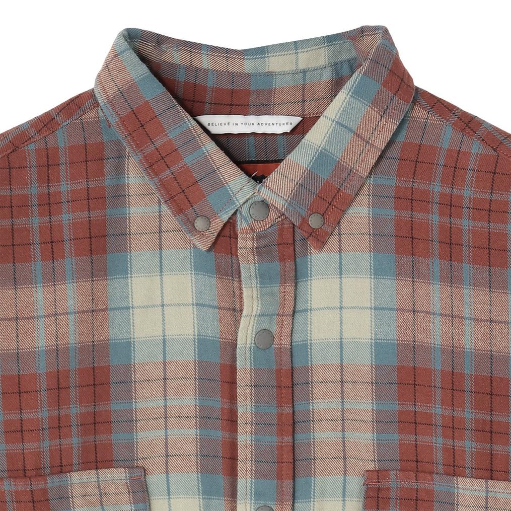  NANGA NANGA M's Fade Tartan Check Camp Shirt画像2