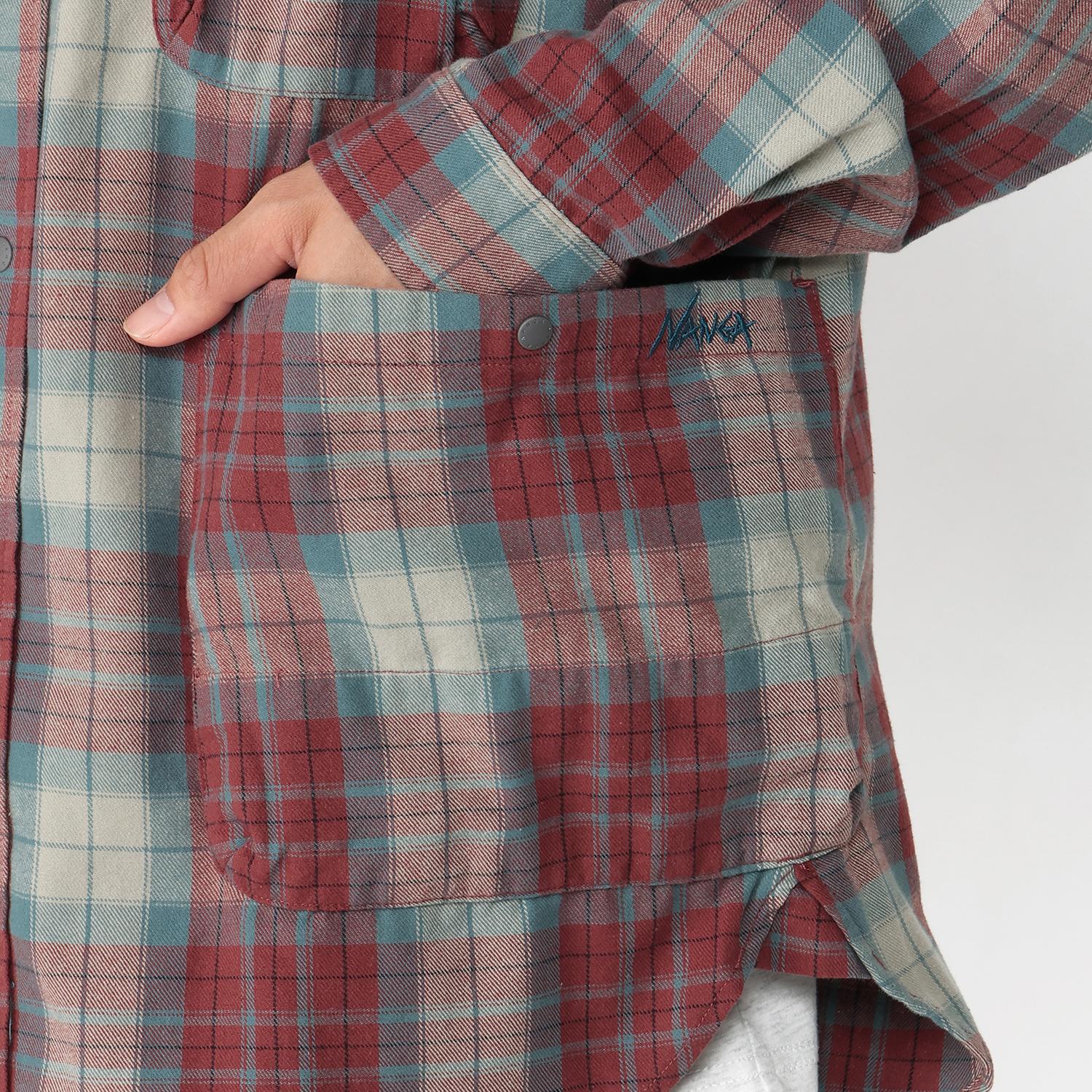 NANGA NANGA M's Fade Tartan Check Camp Shirt｜OSHMAN'S ONLINE 公式通販