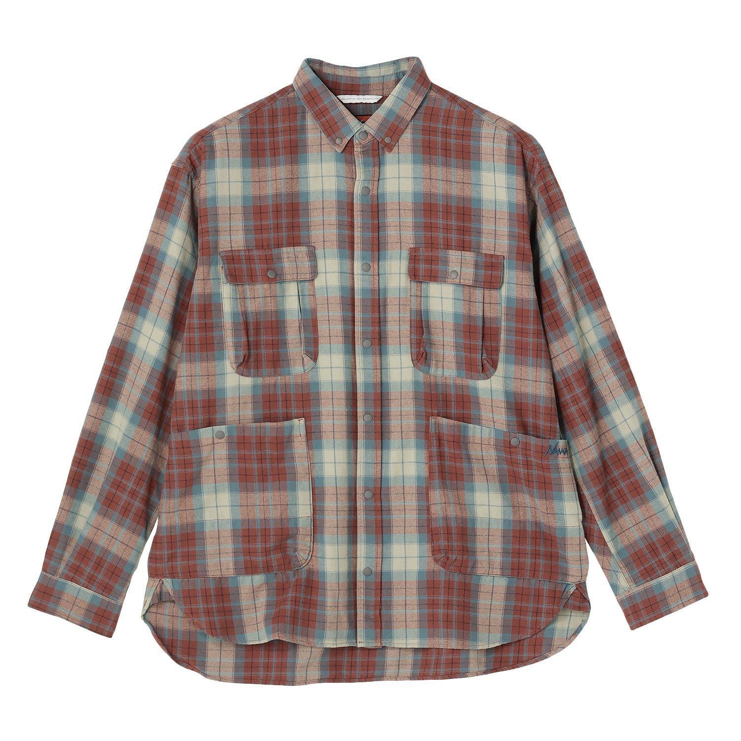NANGA NANGA M's Fade Tartan Check Camp Shirt｜OSHMAN'S ONLINE 公式通販