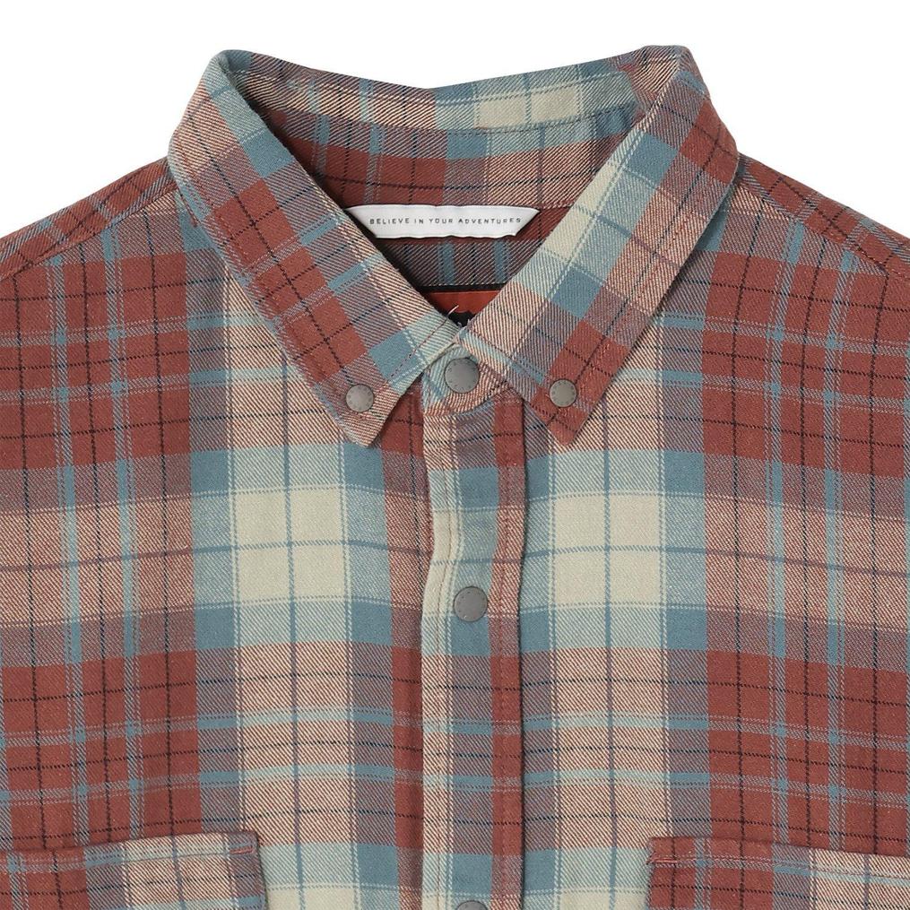  NANGA NANGA M's Fade Tartan Check Camp Shirt画像7