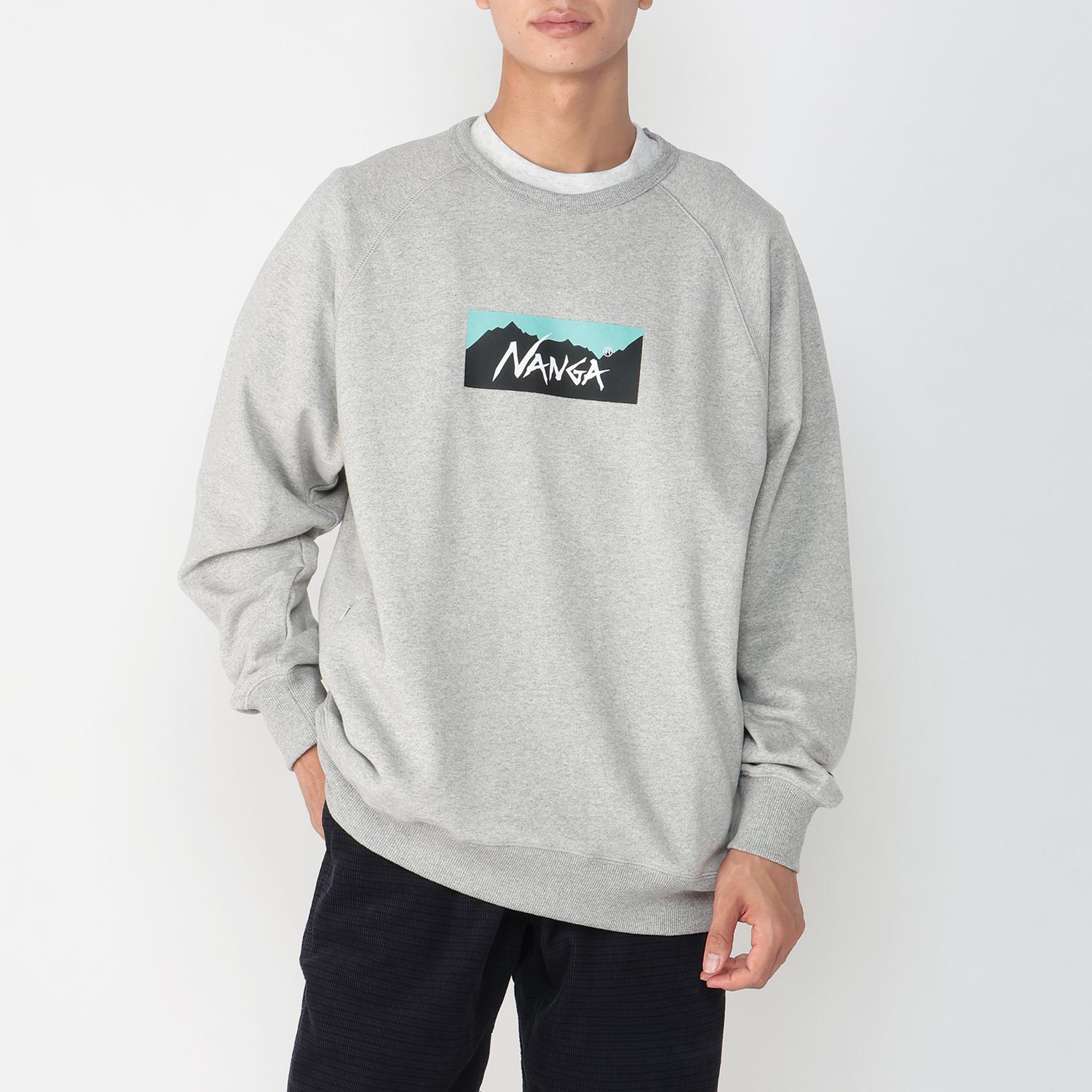 NANGA NANGA M's Eco Hybrid Box Logo Sweat｜OSHMAN'S ONLINE 公式通販