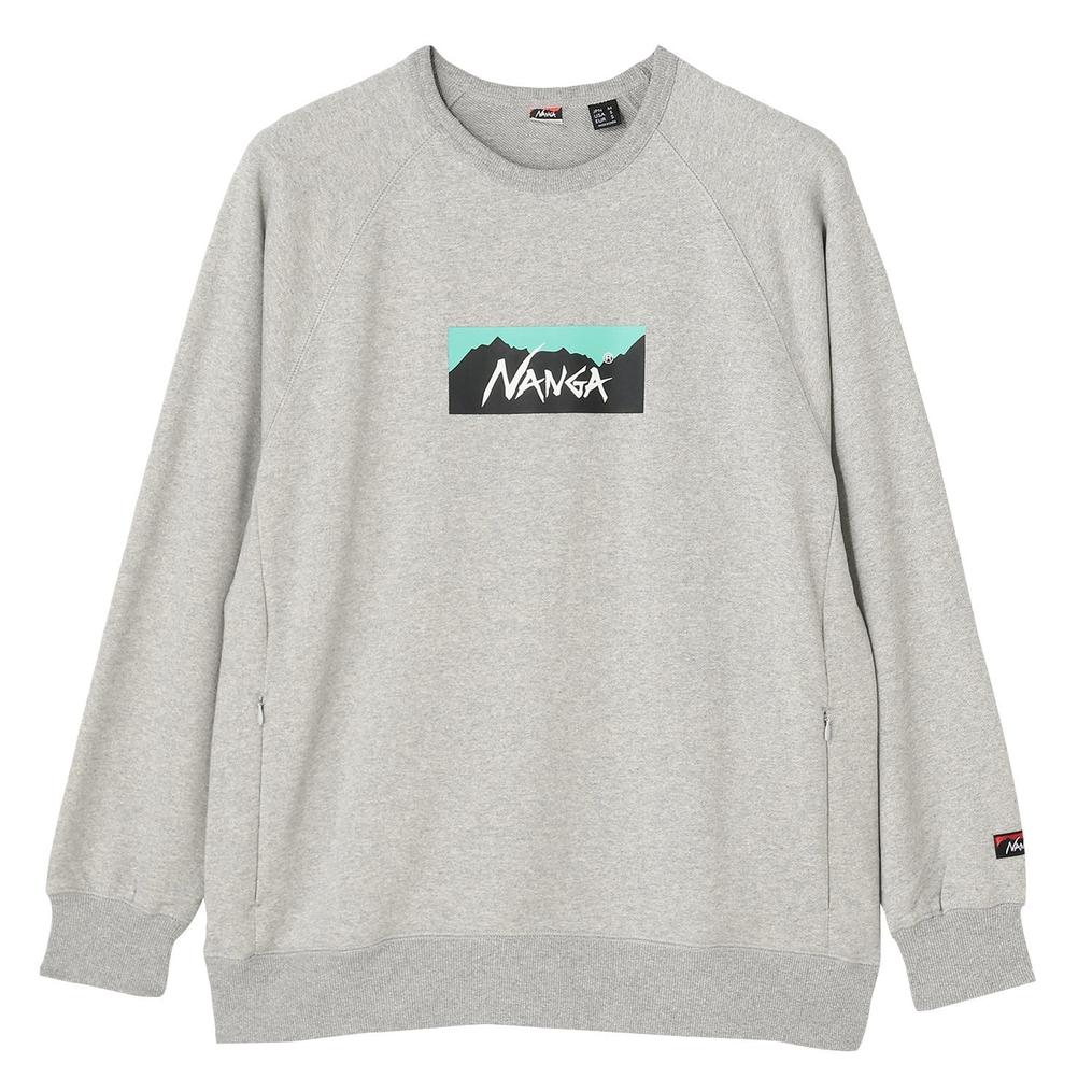  NANGA NANGA M's Eco Hybrid Box Logo Sweat画像1