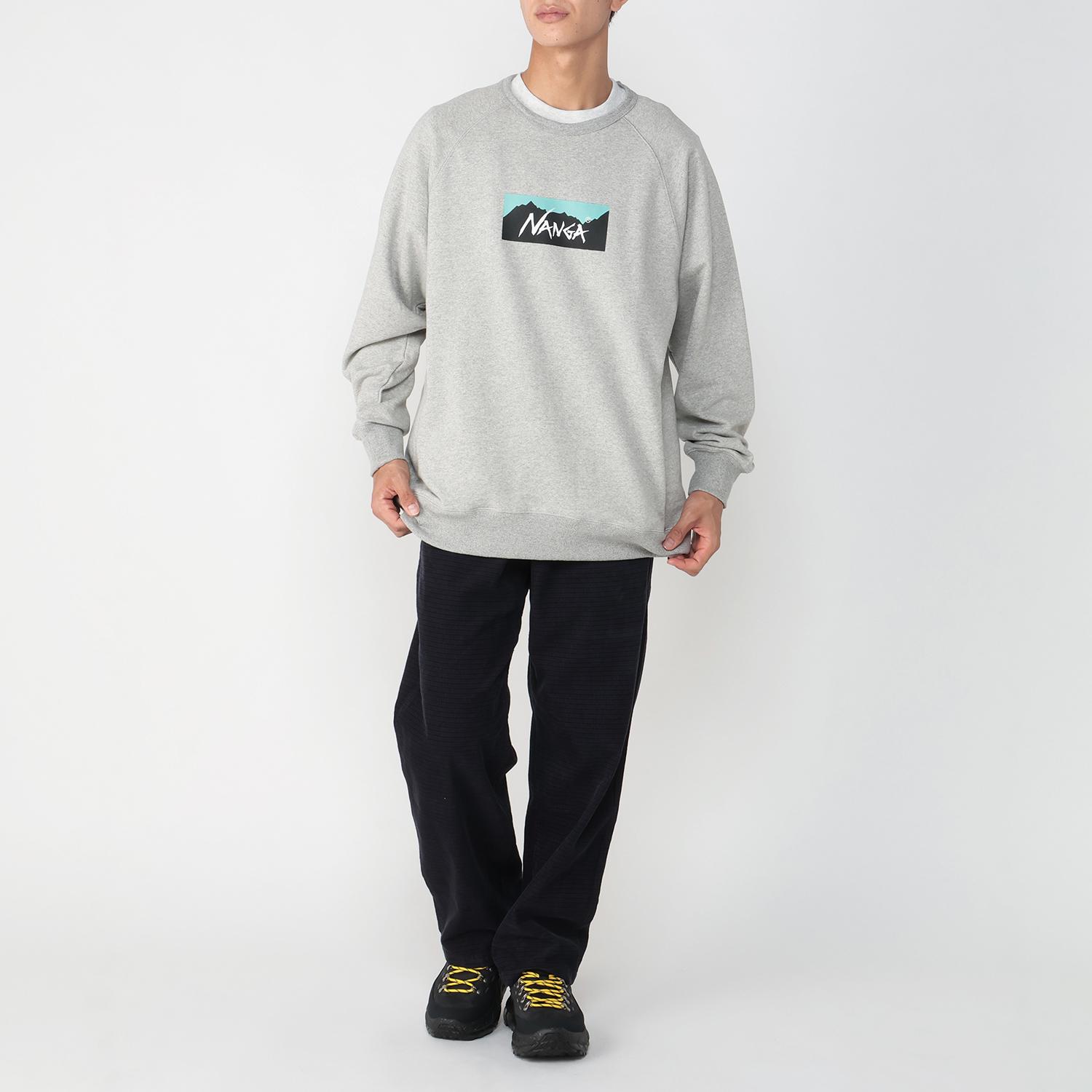 NANGA NANGA M's Eco Hybrid Box Logo Sweat｜OSHMAN'S ONLINE 公式通販