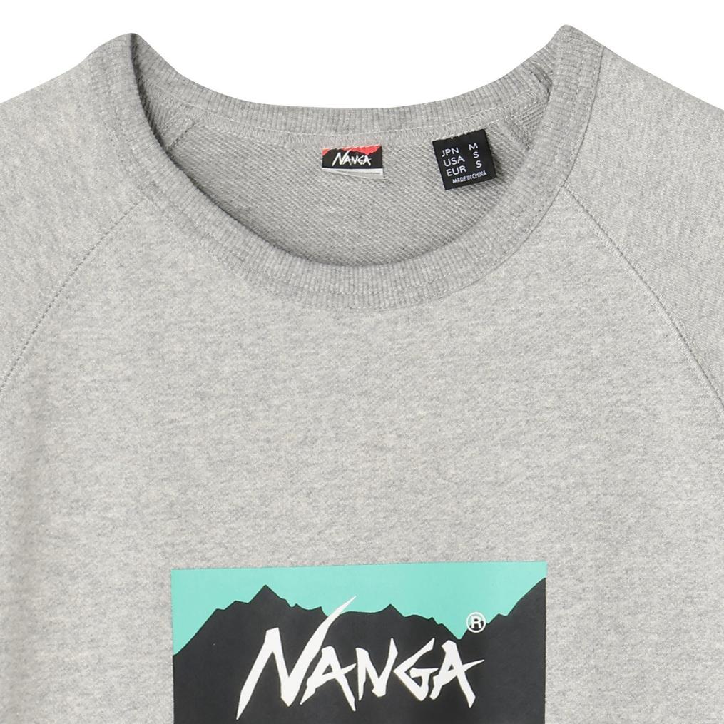  NANGA NANGA M's Eco Hybrid Box Logo Sweat画像2