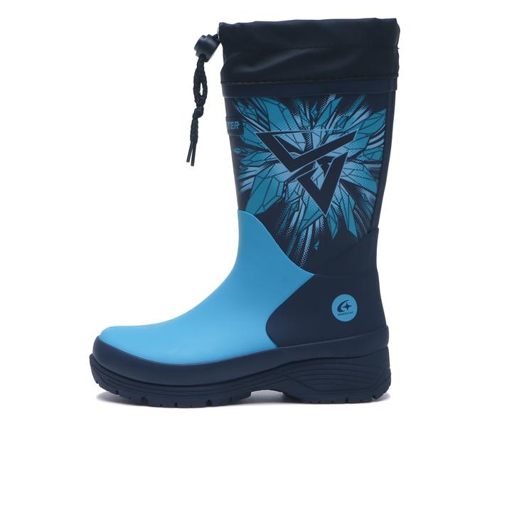 【送料無料】 キッズ 【MOONSTAR】 ムーンスター 19-24KIDSラバーブーツ ラバーブーツ SKLSHOTER 0077R SK 0077R ブルー 22cm