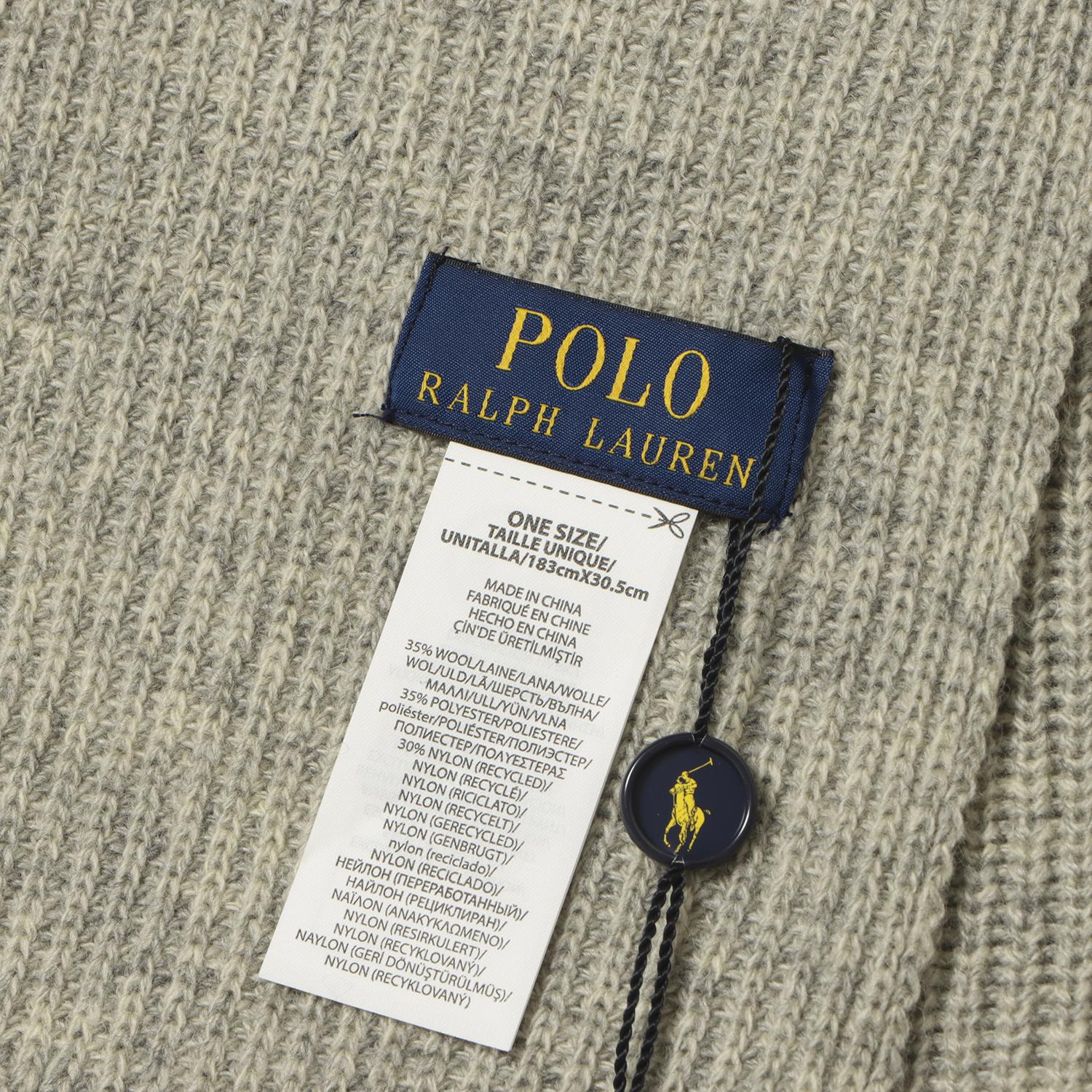  POLO RALPH LAUREN SOLID DENIM BEAR MUFFLER画像4