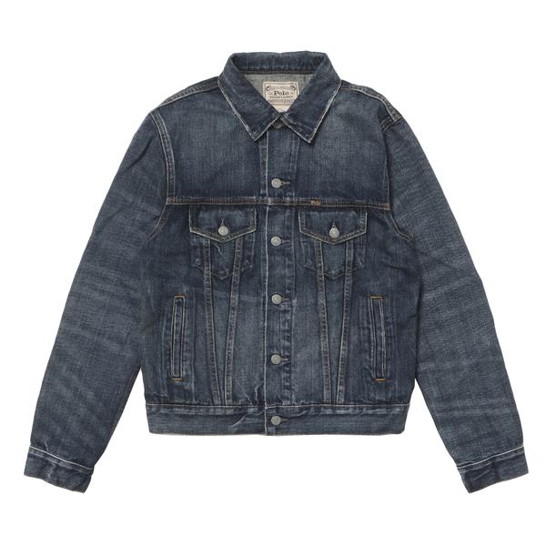 POLO RALPH LAUREN アイコン デニム トラッカー ジャケット ブルー S