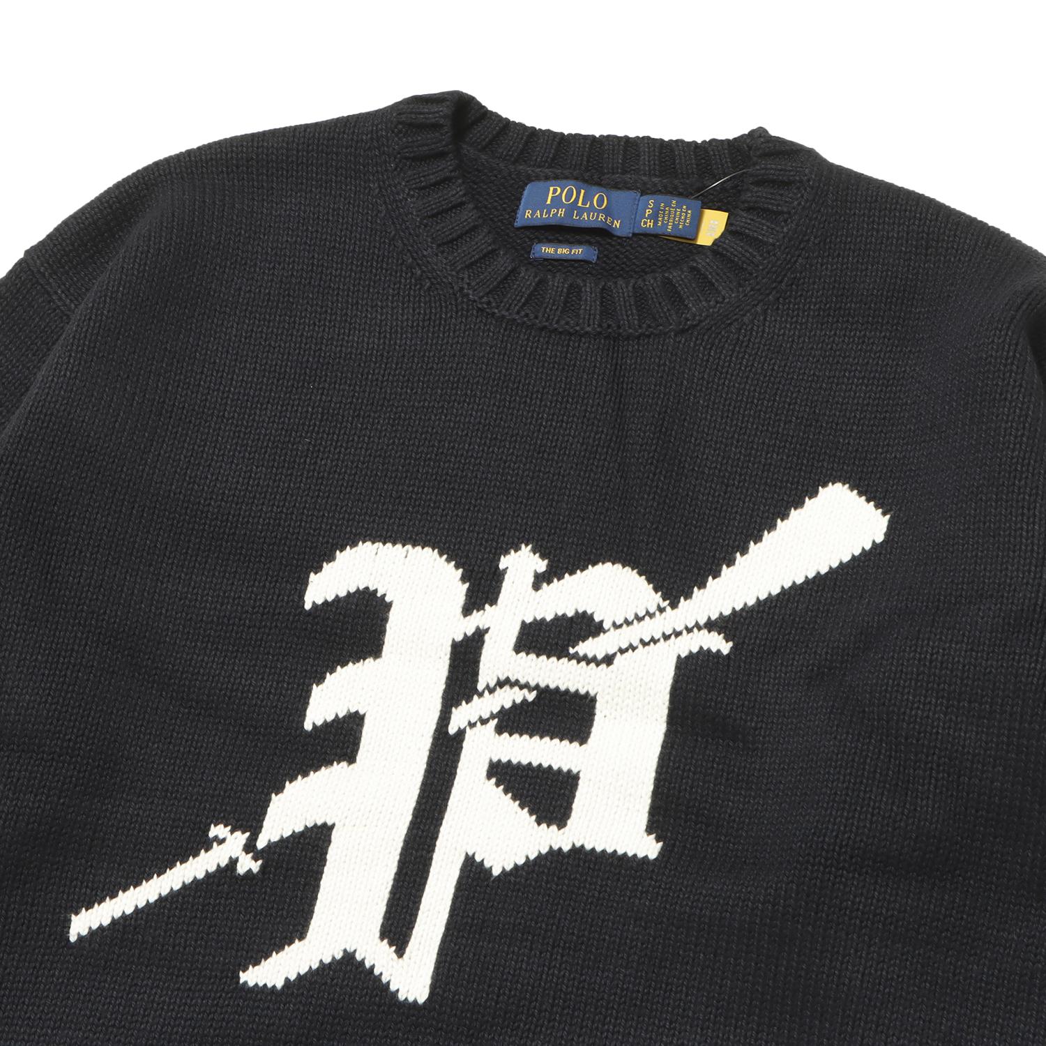  POLO RALPH LAUREN BIG FIT COTTON GRAPHIC SWEATER画像2