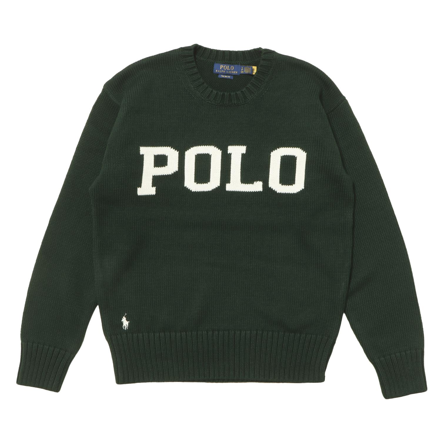  POLO RALPH LAUREN BIG FIT COTTON GRAPHIC SWEATER画像1