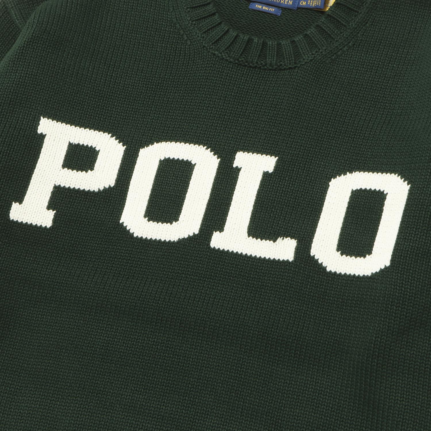  POLO RALPH LAUREN BIG FIT COTTON GRAPHIC SWEATER画像4