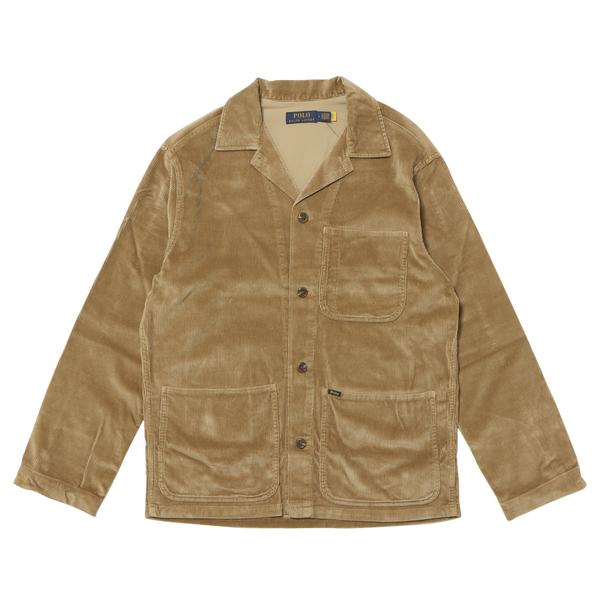 POLO RALPH LAUREN ガーメントダイ コーデュロイ バートン オーバー シャツ ベージュ M